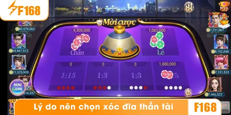 Chọn xóc đĩa thần tài là nơi trải nghiệm uy tín